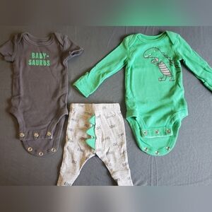Carter's Preemie 3 piece pant set